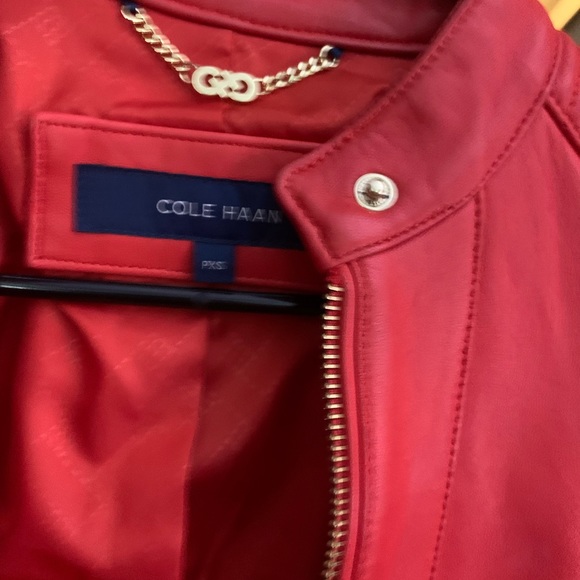 Cole Haan leather Jacket - Picture 2 of 4